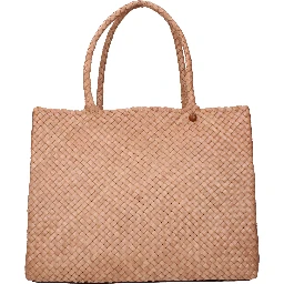 Pink Leather Shoulder Bag