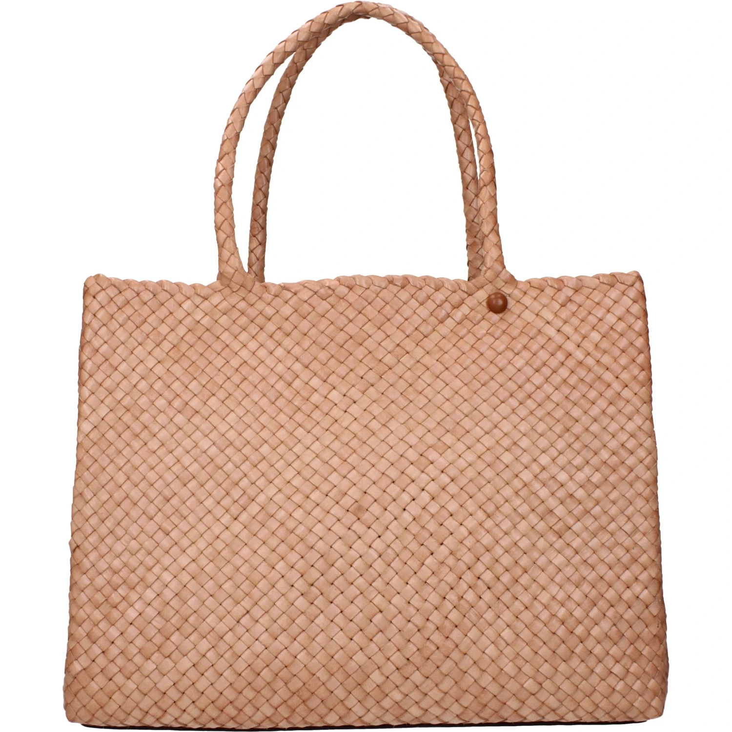 Pink Leather Shoulder Bag