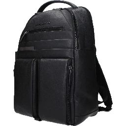 Black Leather Backpack