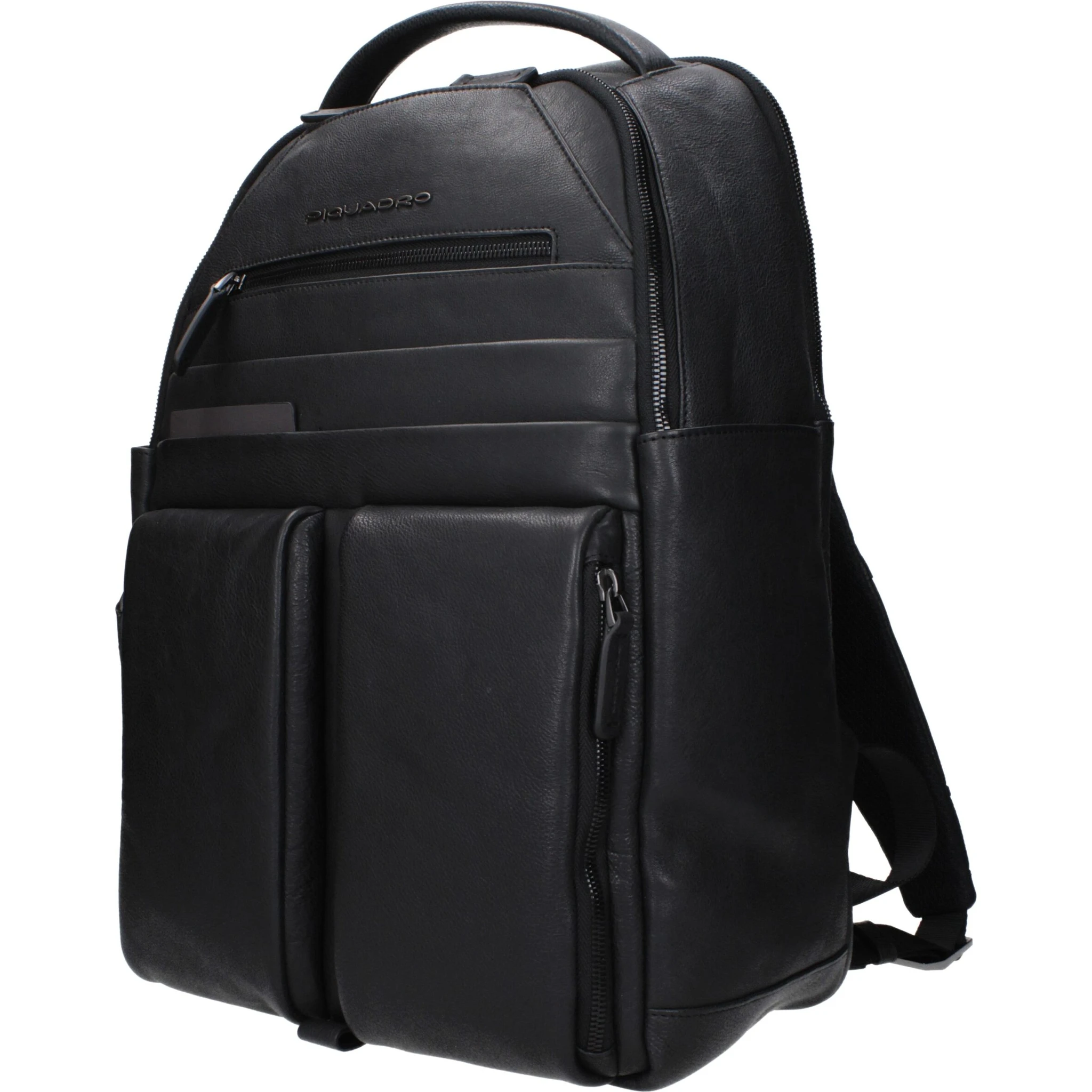 Black Leather Backpack