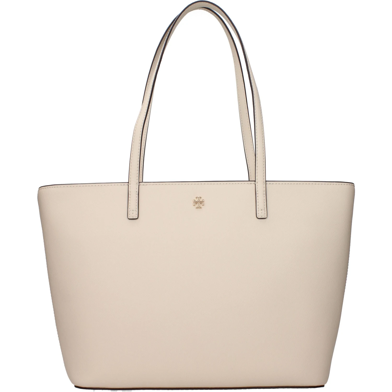 Beige Leather Shoulder Bag