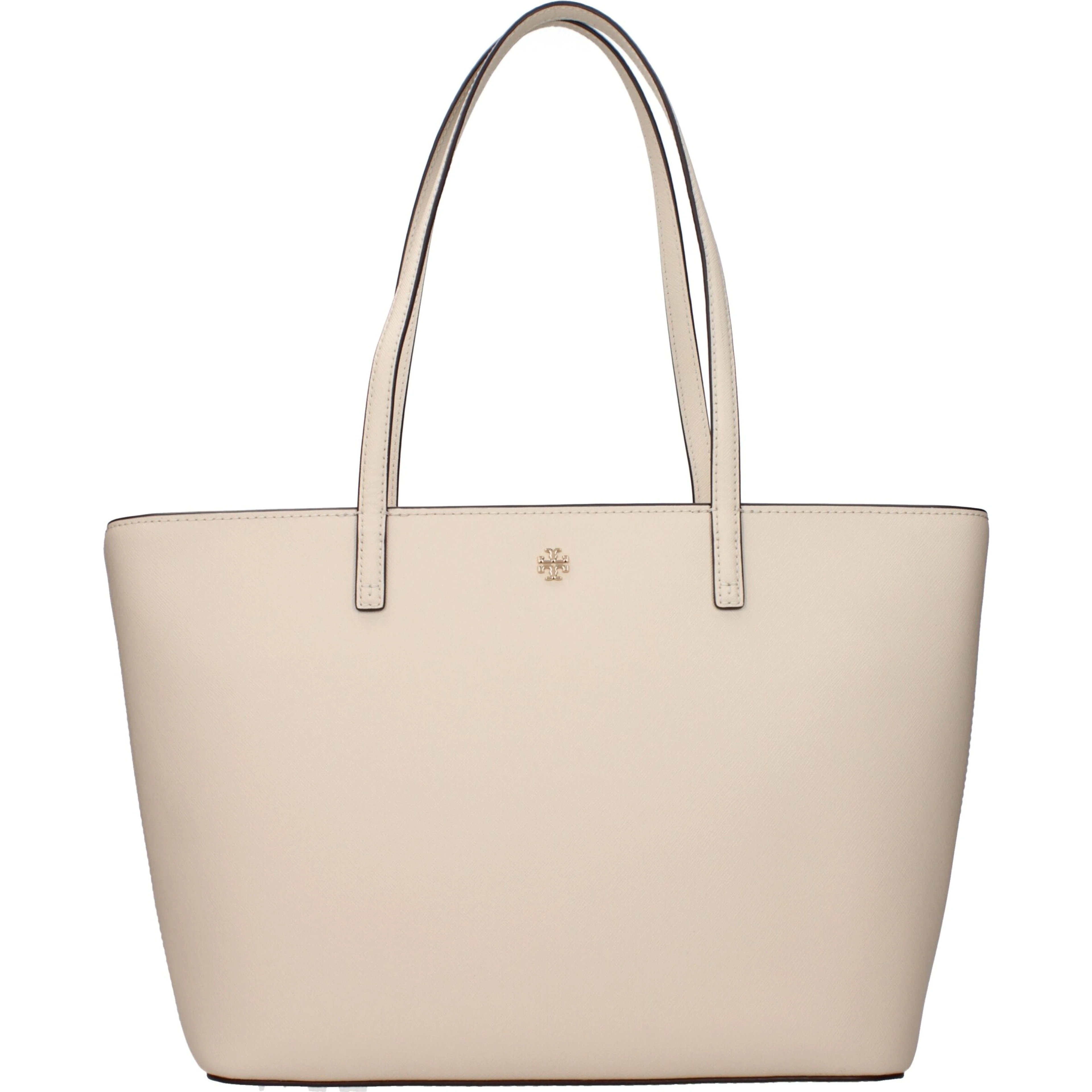 Beige Leather Shoulder Bag