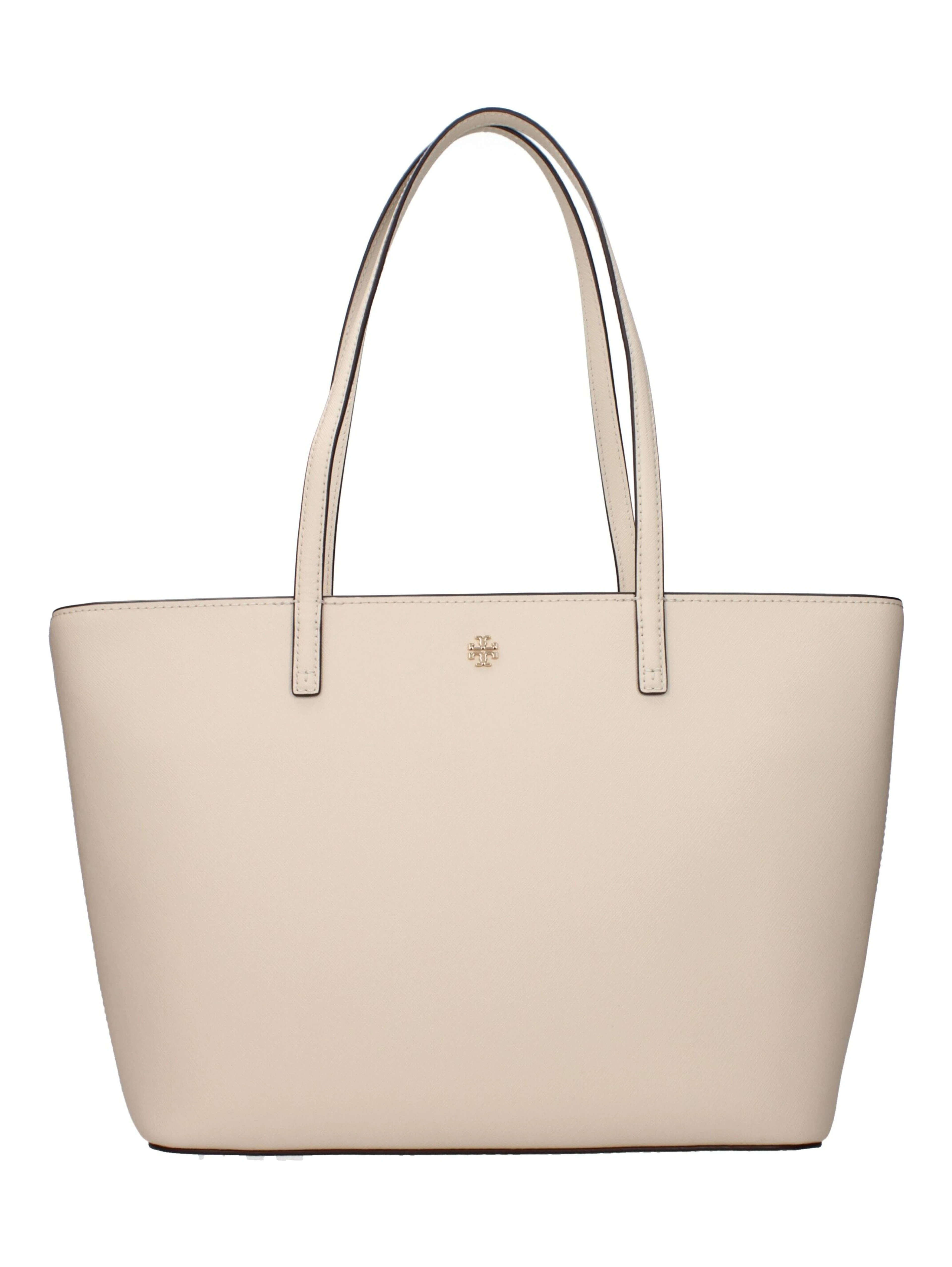 Beige Leather Shoulder Bag