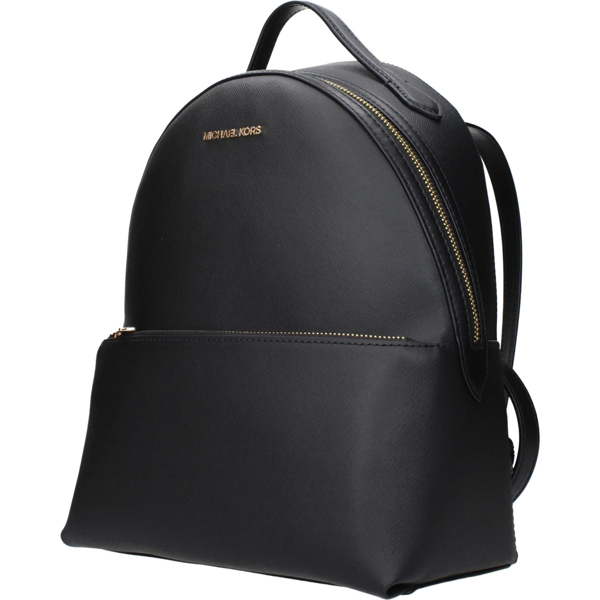 Black Leather Backpack