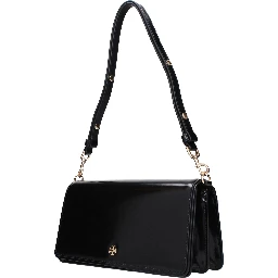 Black Leather Shoulder Bag