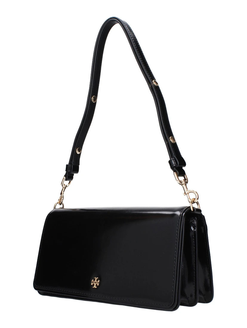 Black Leather Shoulder Bag