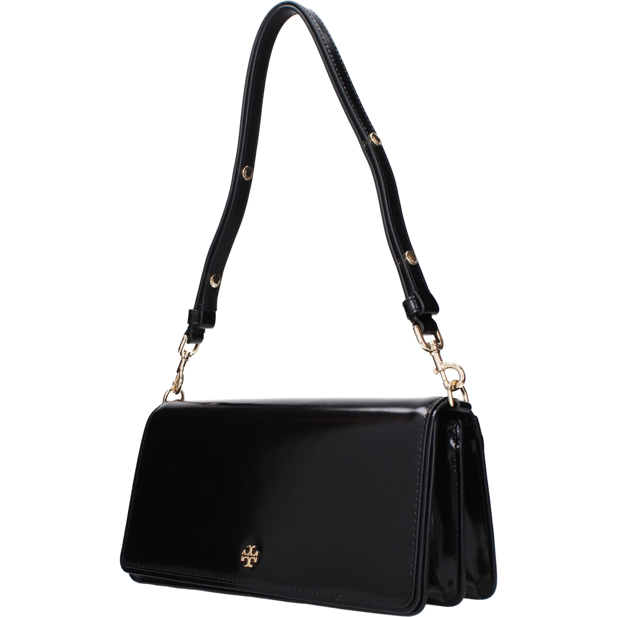Black Leather Shoulder Bag