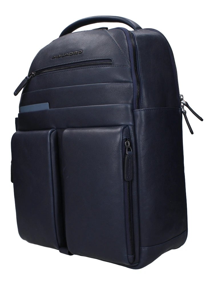 Blue Leather Backpack alternative
