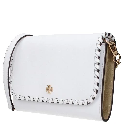 White Leather Clutch Bag
