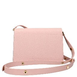 Pink Leather Shoulder Bag