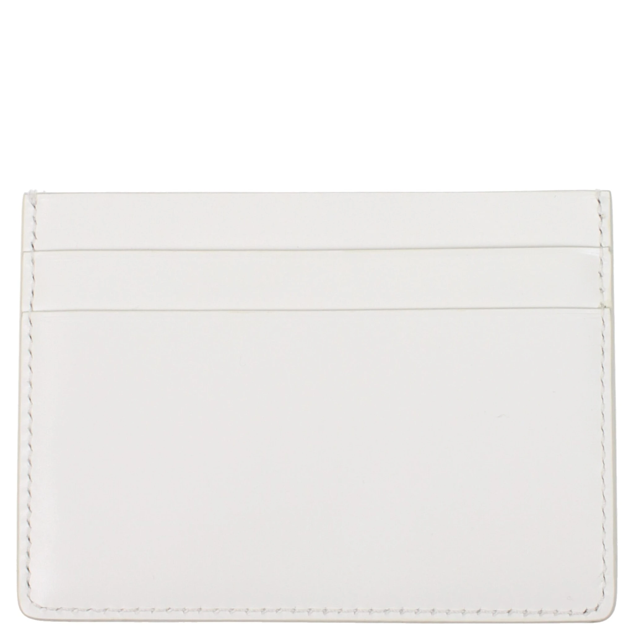 White Leather Cardholder