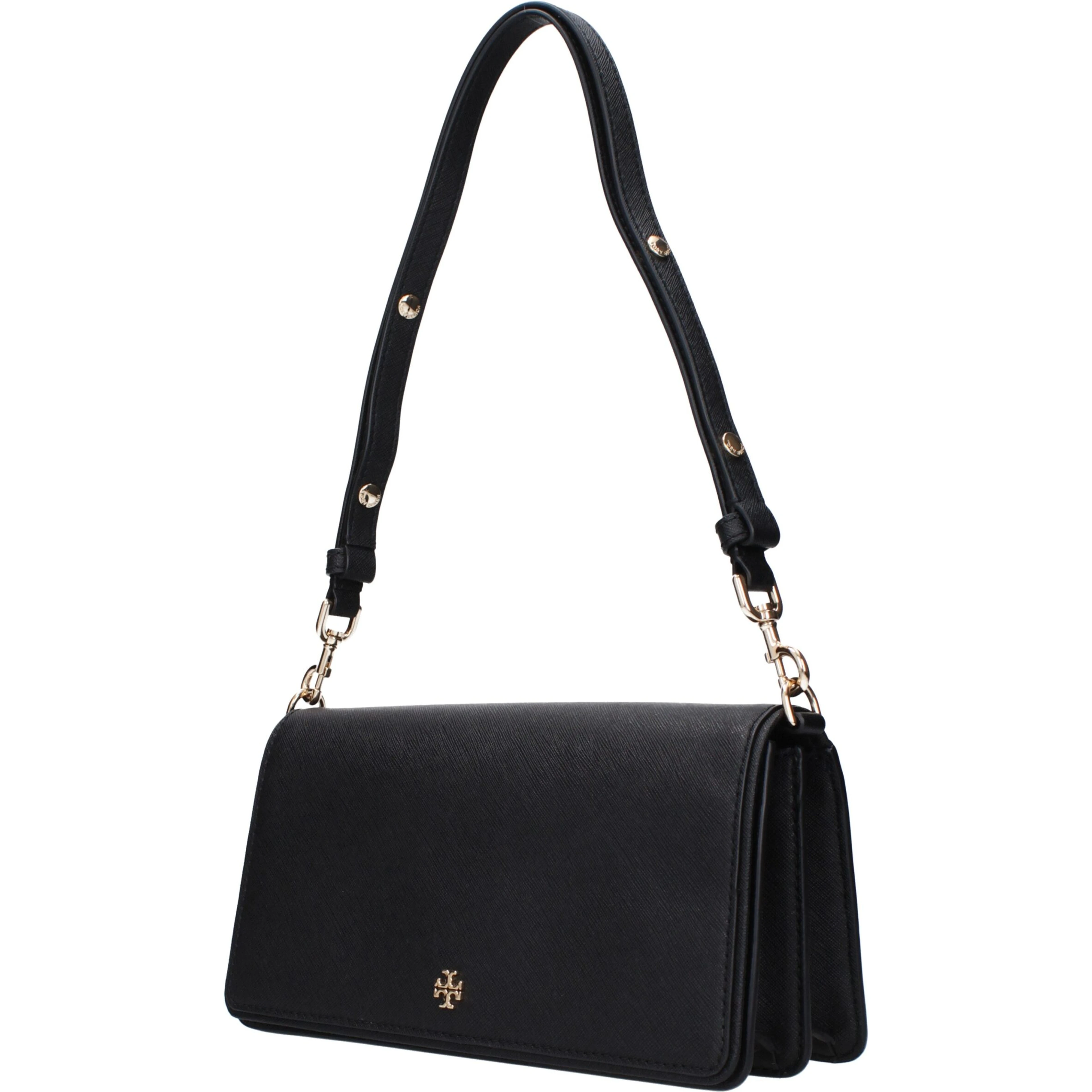 Black Leather Shoulder Bag