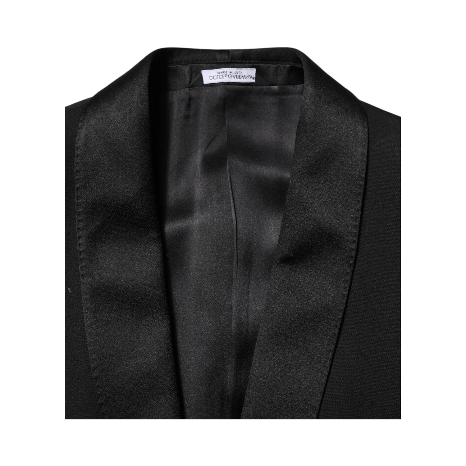 Black Wool 3 Piece Single Breasted Suit