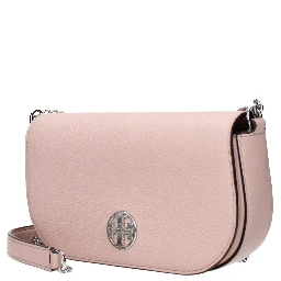 Pink Leather Crossbody Bag