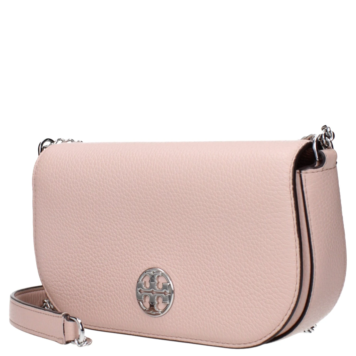 Pink Leather Crossbody Bag