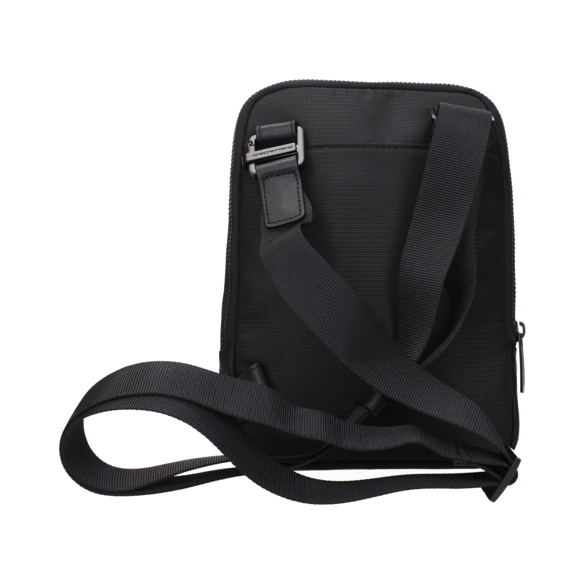 Black Fabric Crossbody Bag