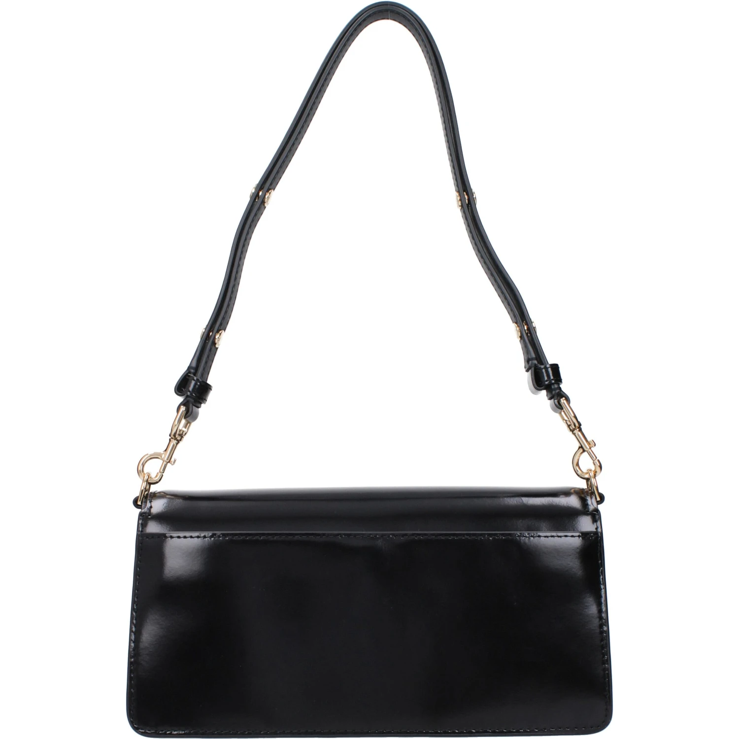 Black Leather Shoulder Bag