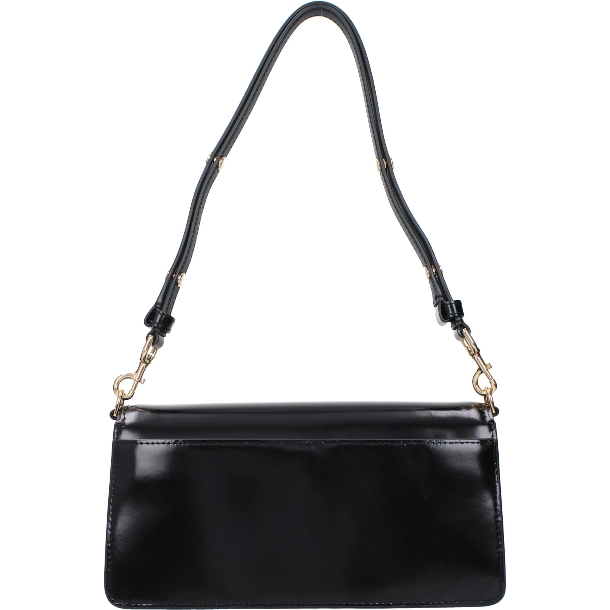 Black Leather Shoulder Bag