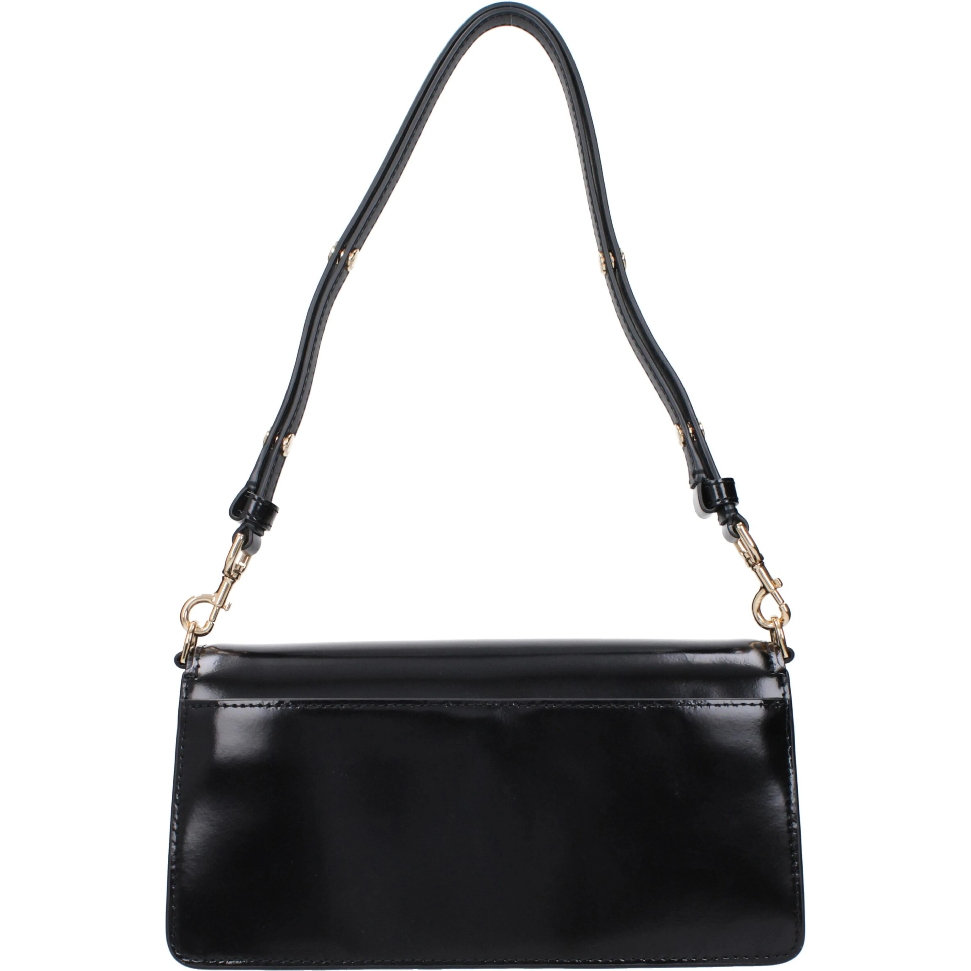 Black Leather Shoulder Bag