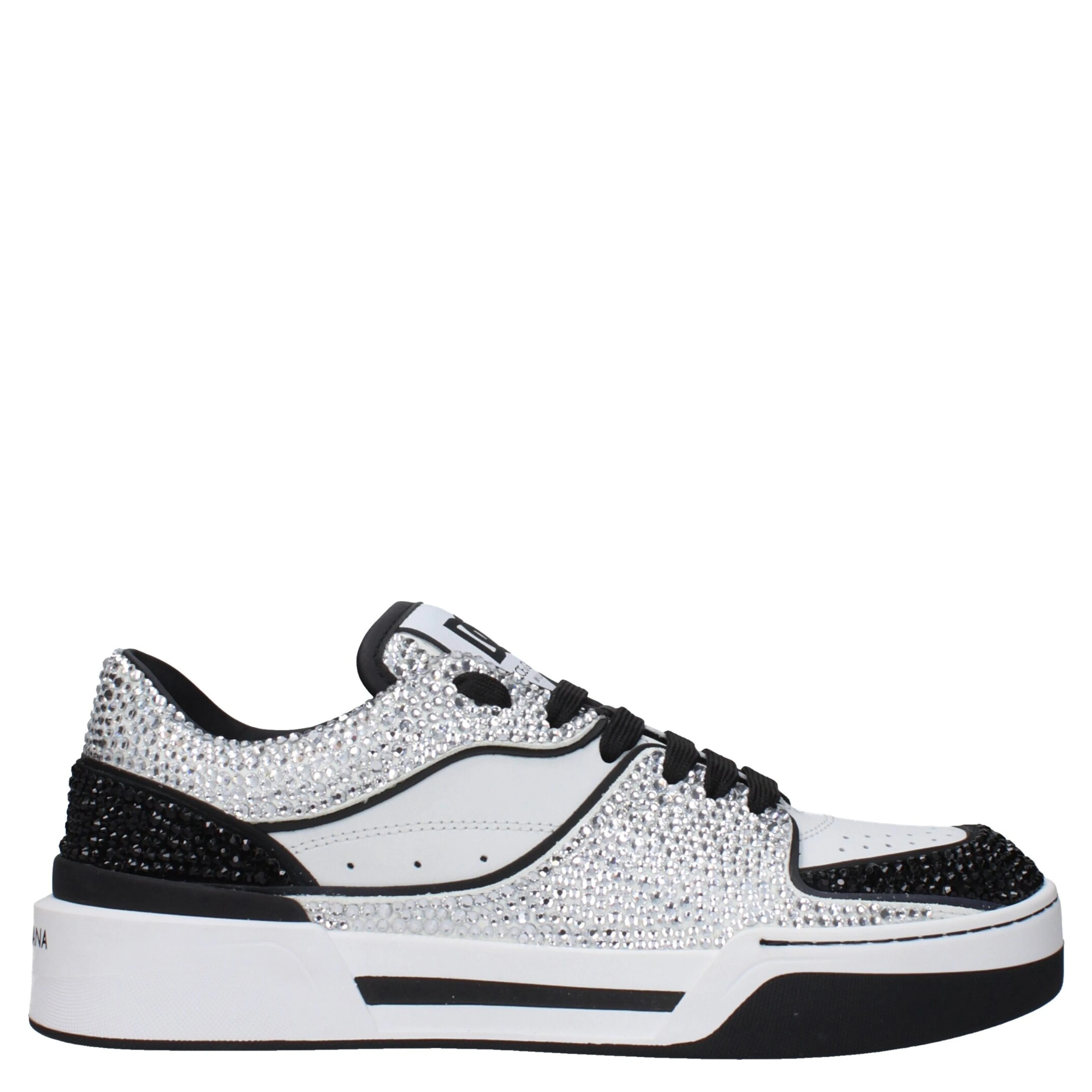 White Leather Low Top Sneakers