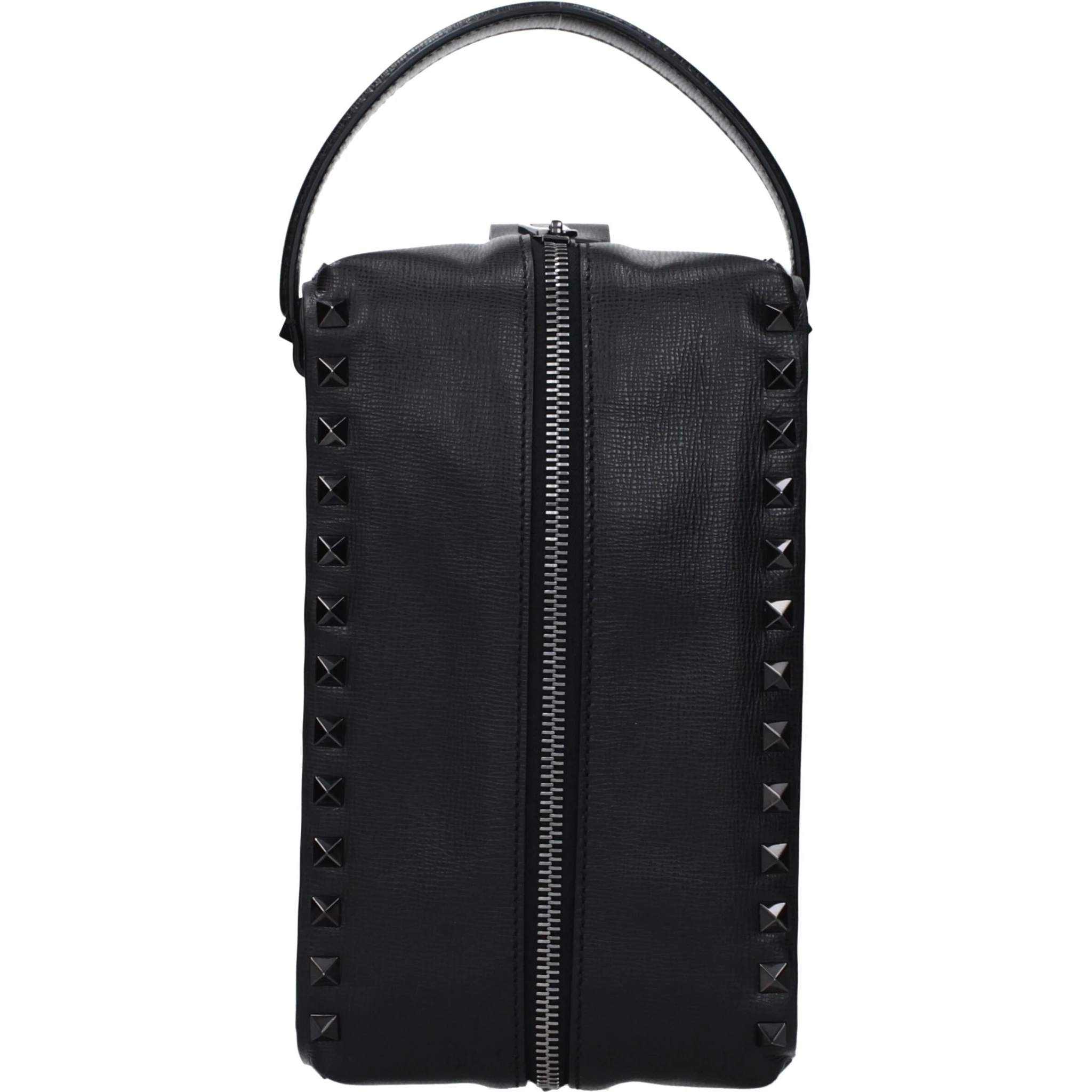 Black Leather Clutch Bag