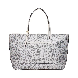 Beige Leather Shoulder Bag