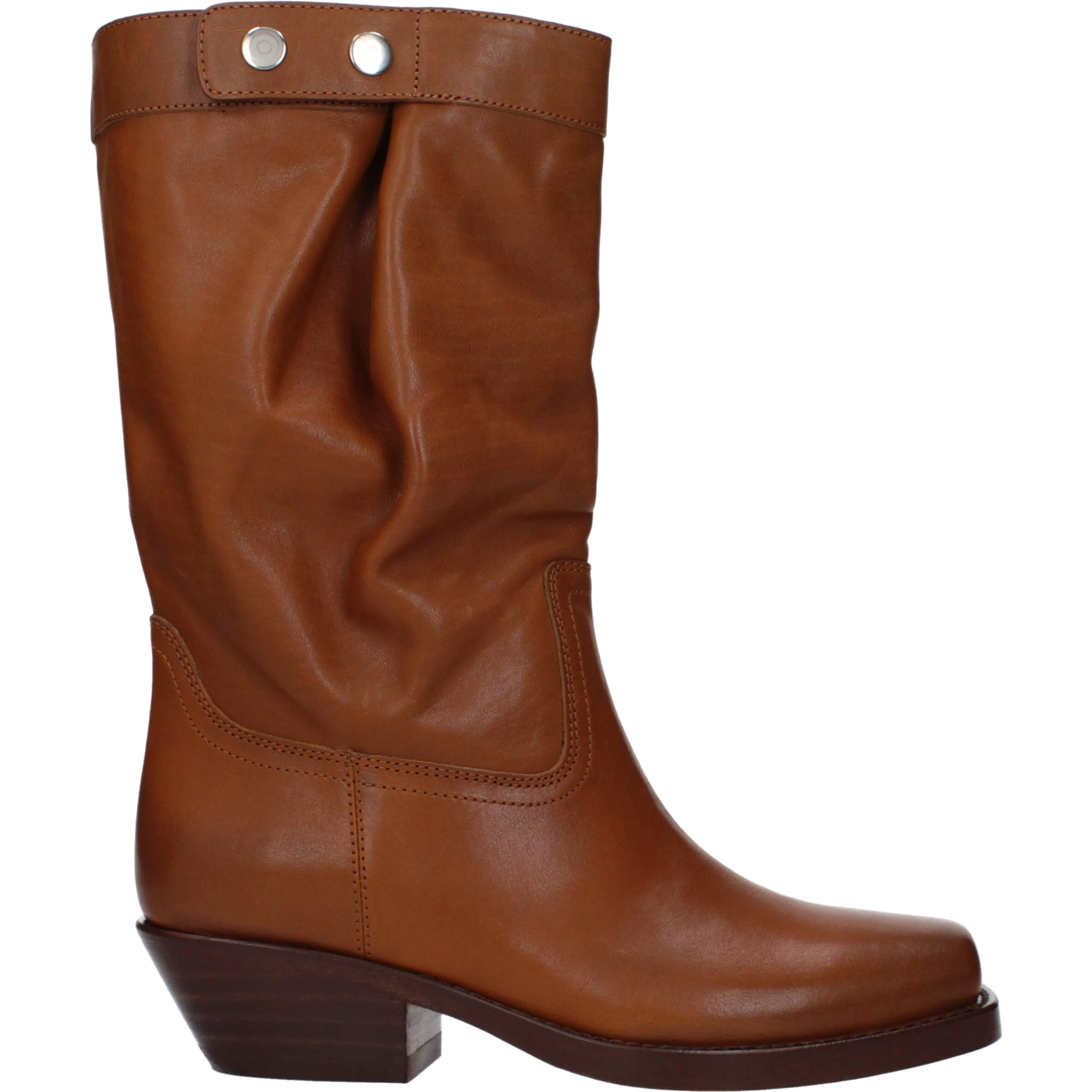 Brown Leather Ankle Boots