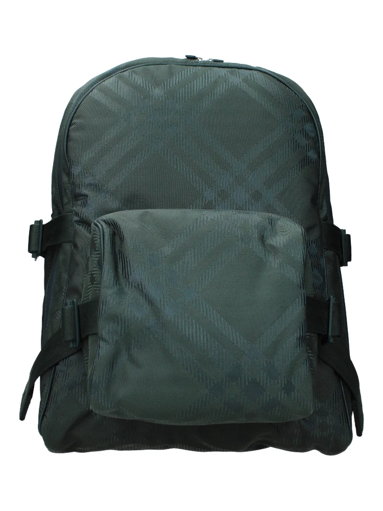 Green Fabric Backpack