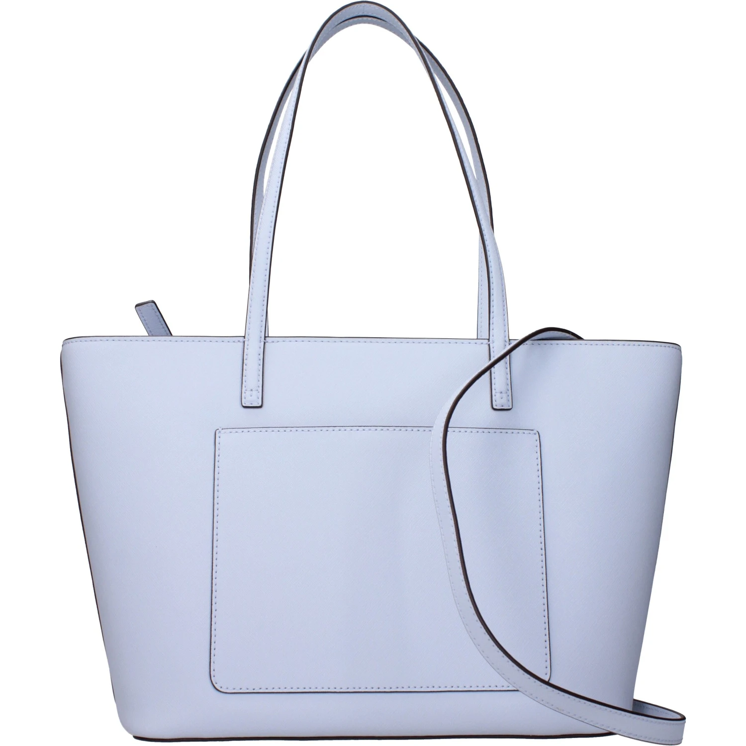 Light Blue Leather Shoulder Bag