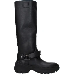 Black Leather Boots