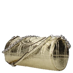 Gold Leather Shoulder Bag