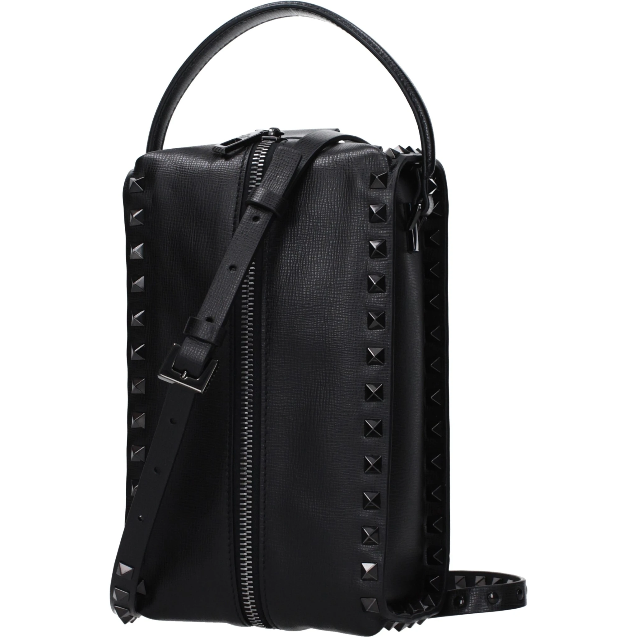 Black Leather Clutch Bag