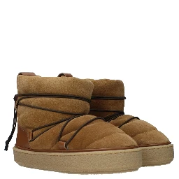 Brown Leather Ankle Boots