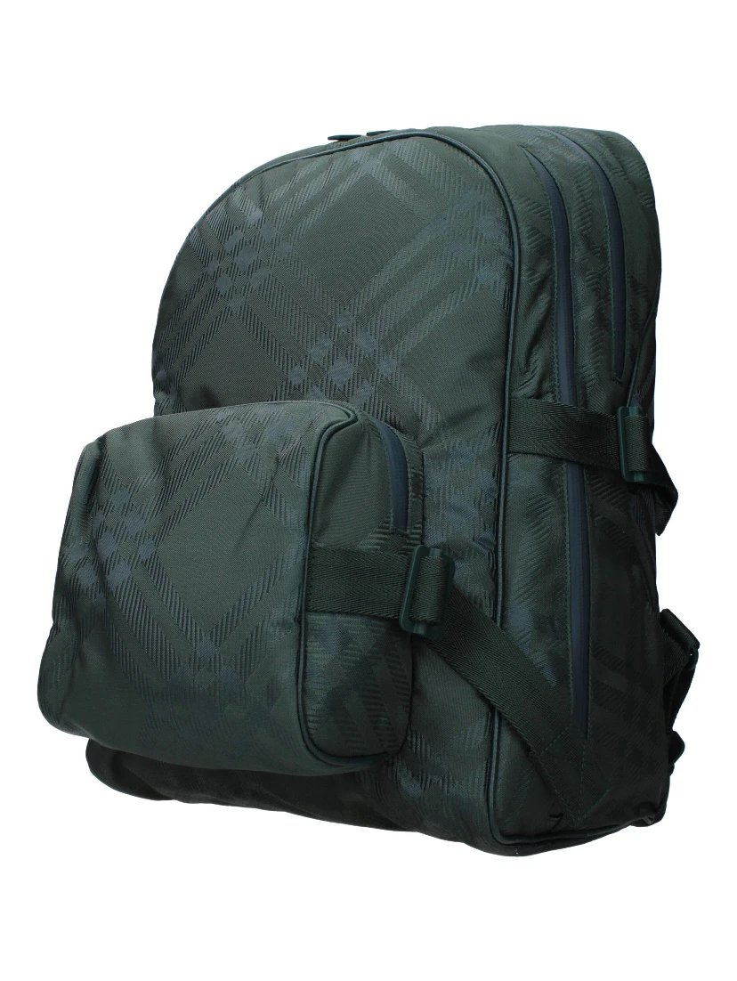 Green Fabric Backpack