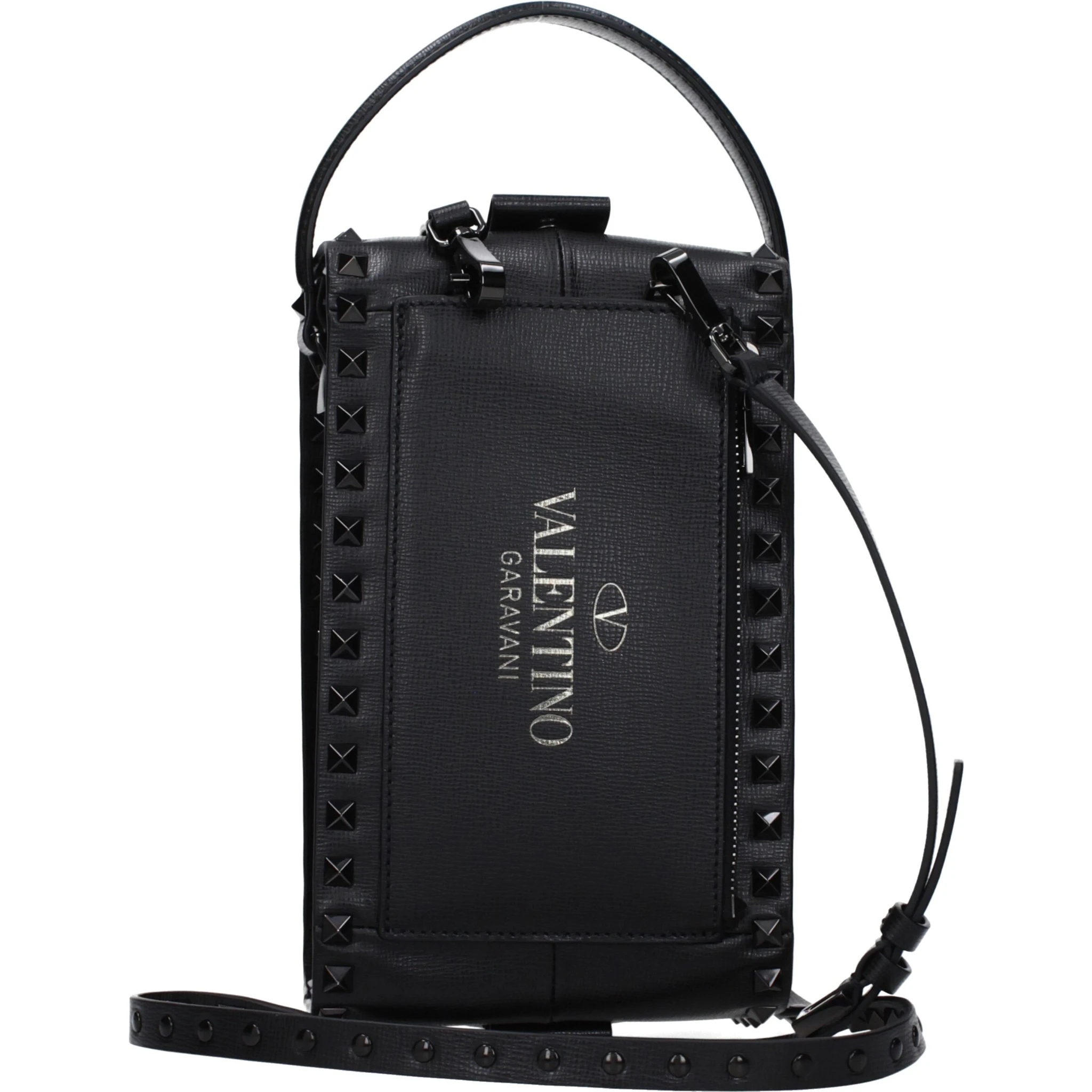 Black Leather Clutch Bag