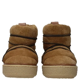 Brown Leather Ankle Boots