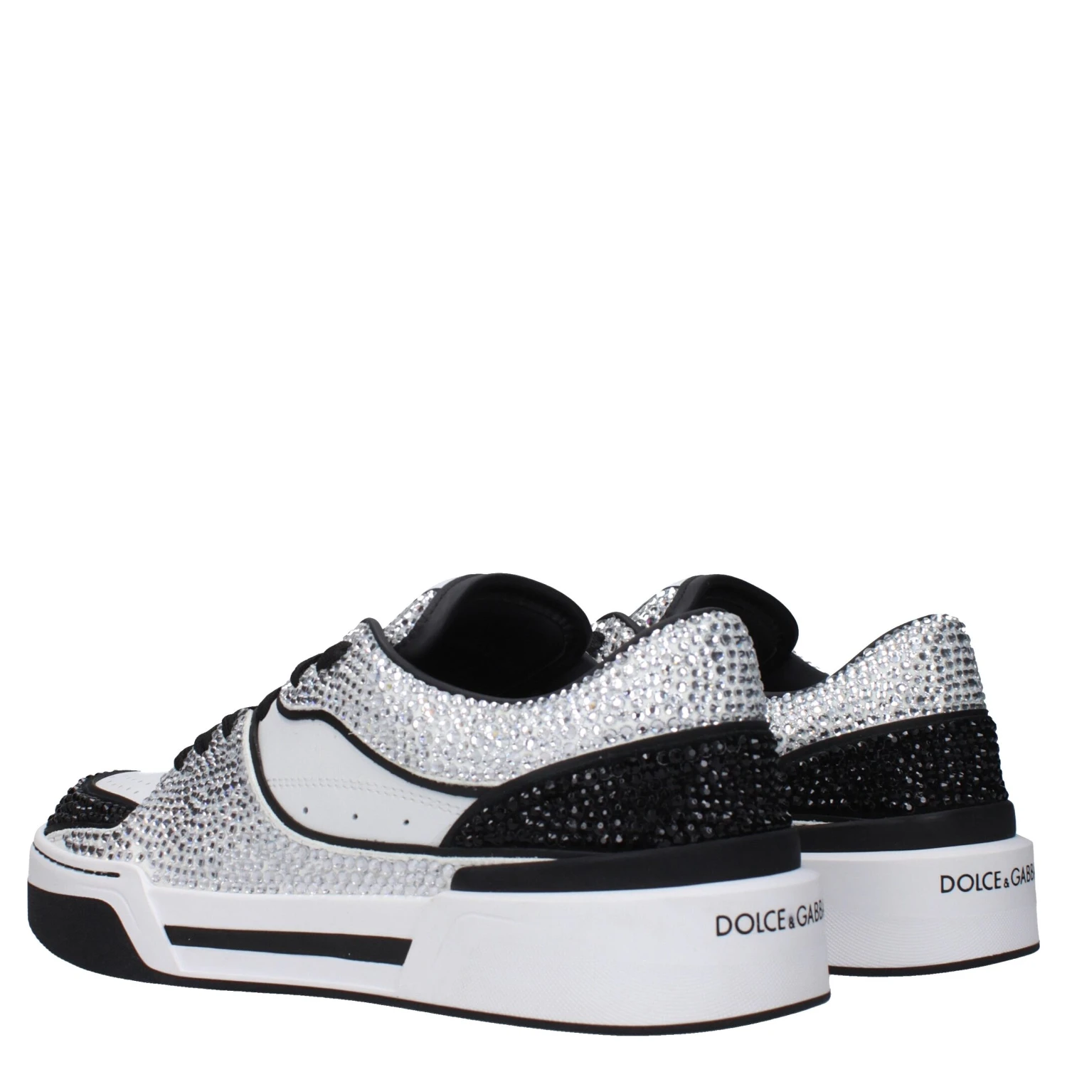 White Leather Low Top Sneakers