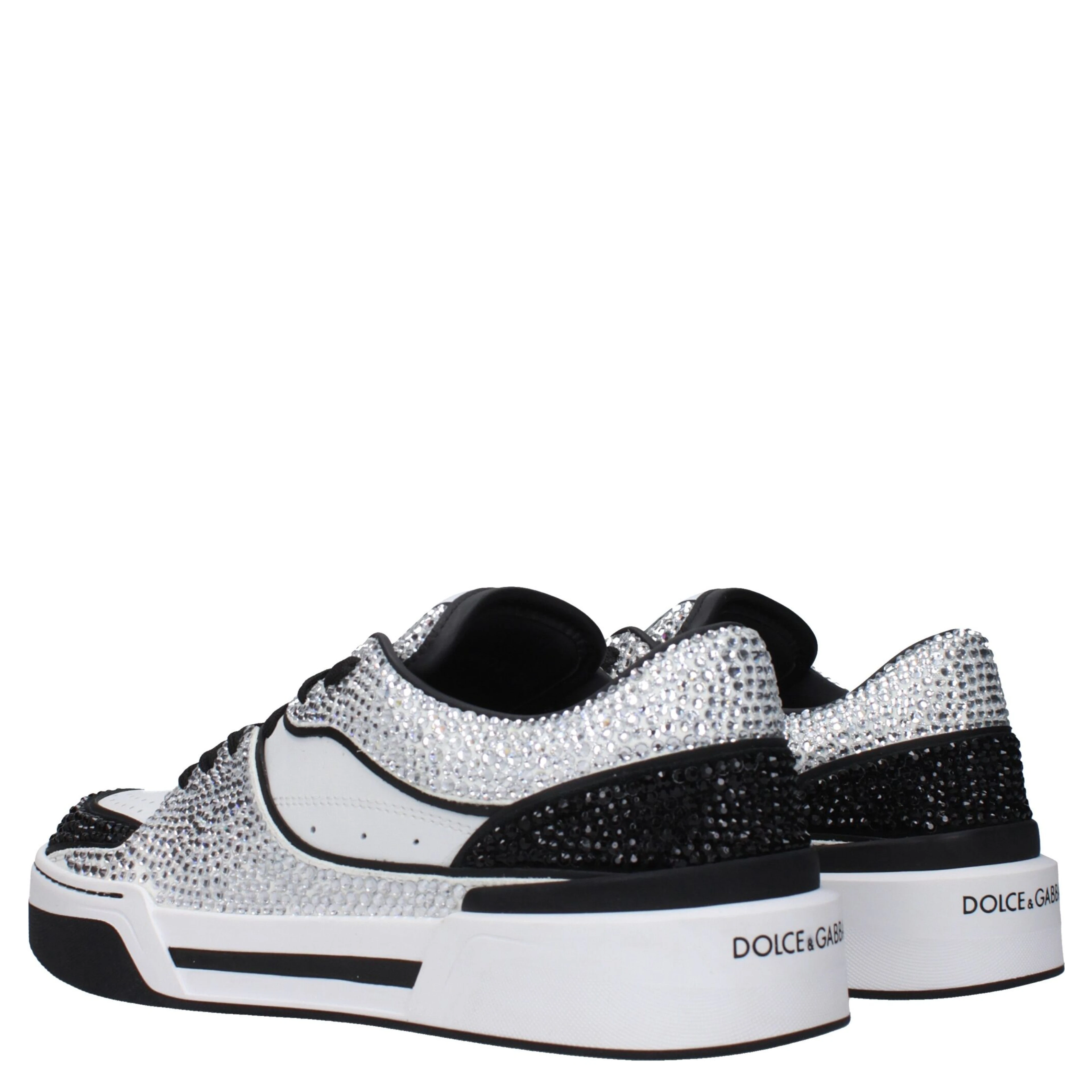 White Leather Low Top Sneakers