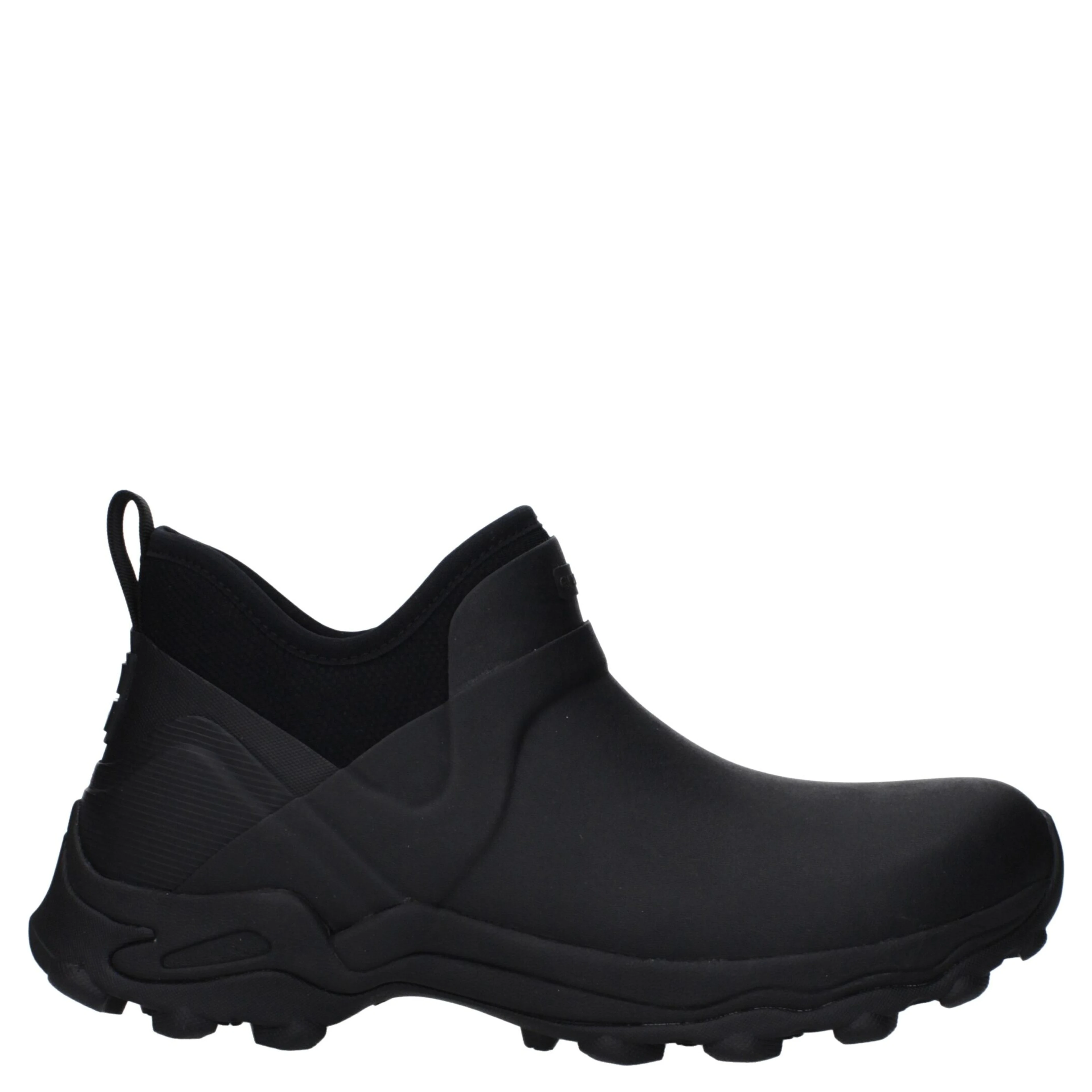 Black Cotton Ankle Boots