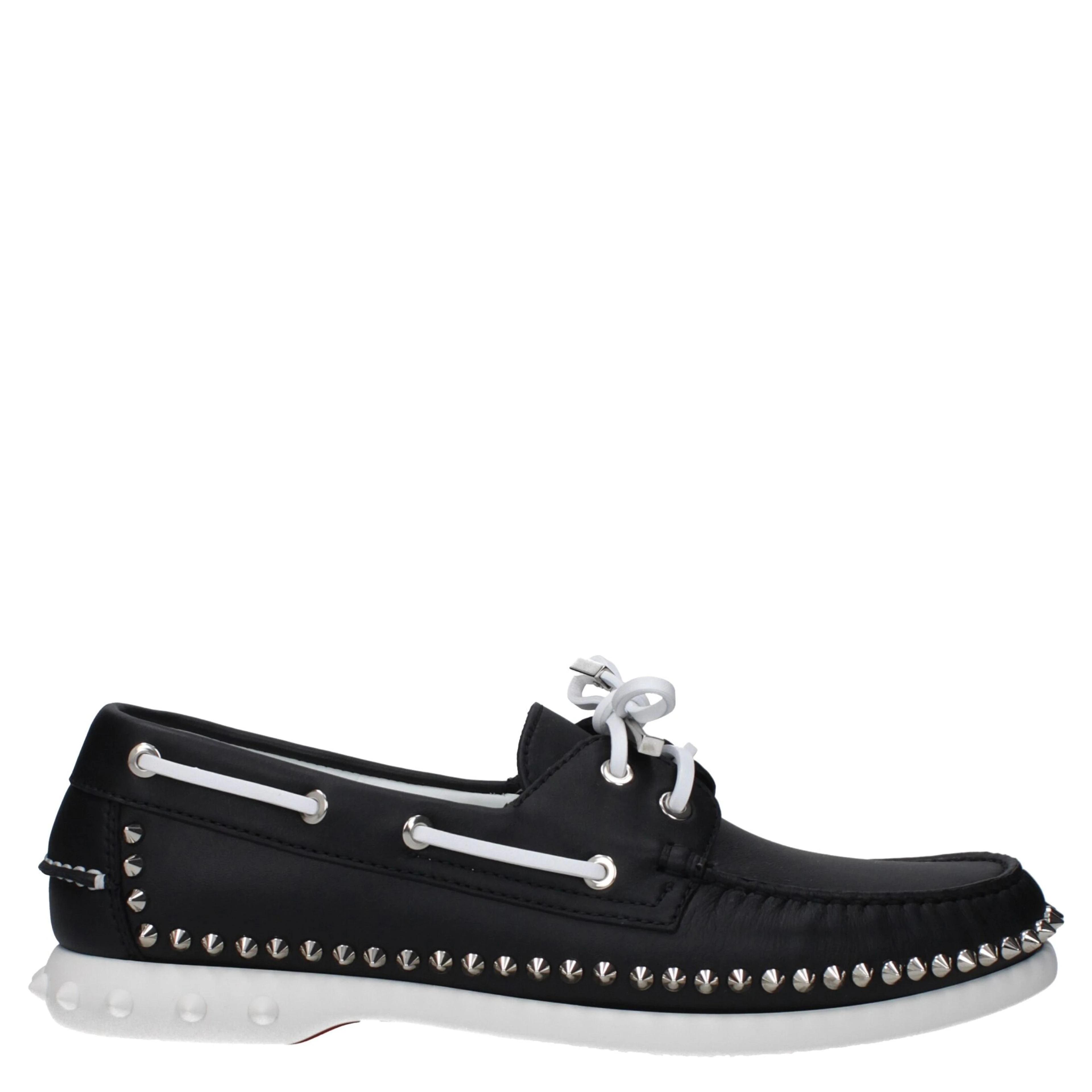 Black Leather Slip-On Loafers