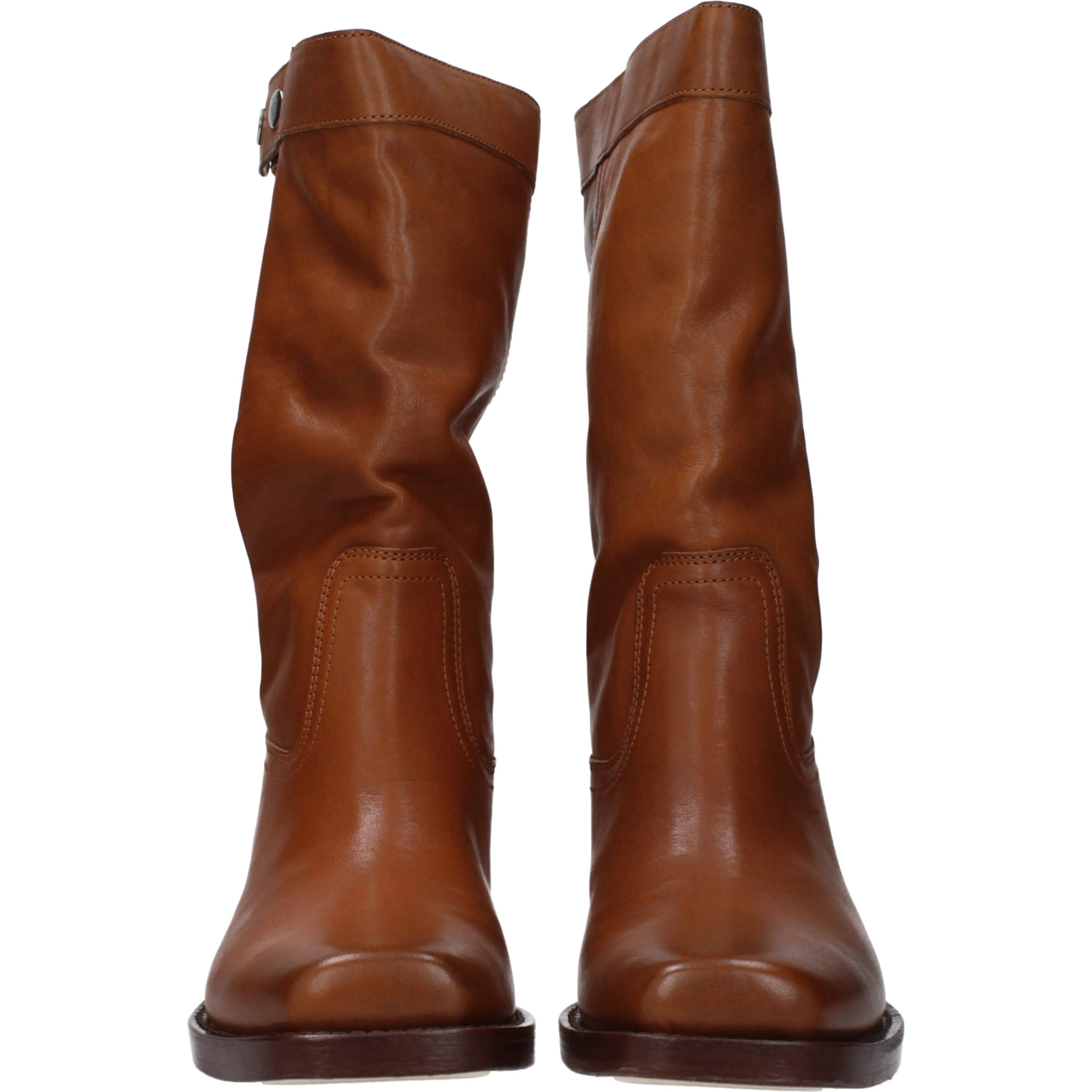 Brown Leather Ankle Boots