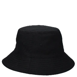 Black Fabric Bucket Hat