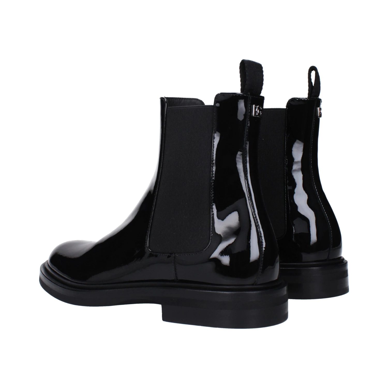 Black Leather Ankle Boots