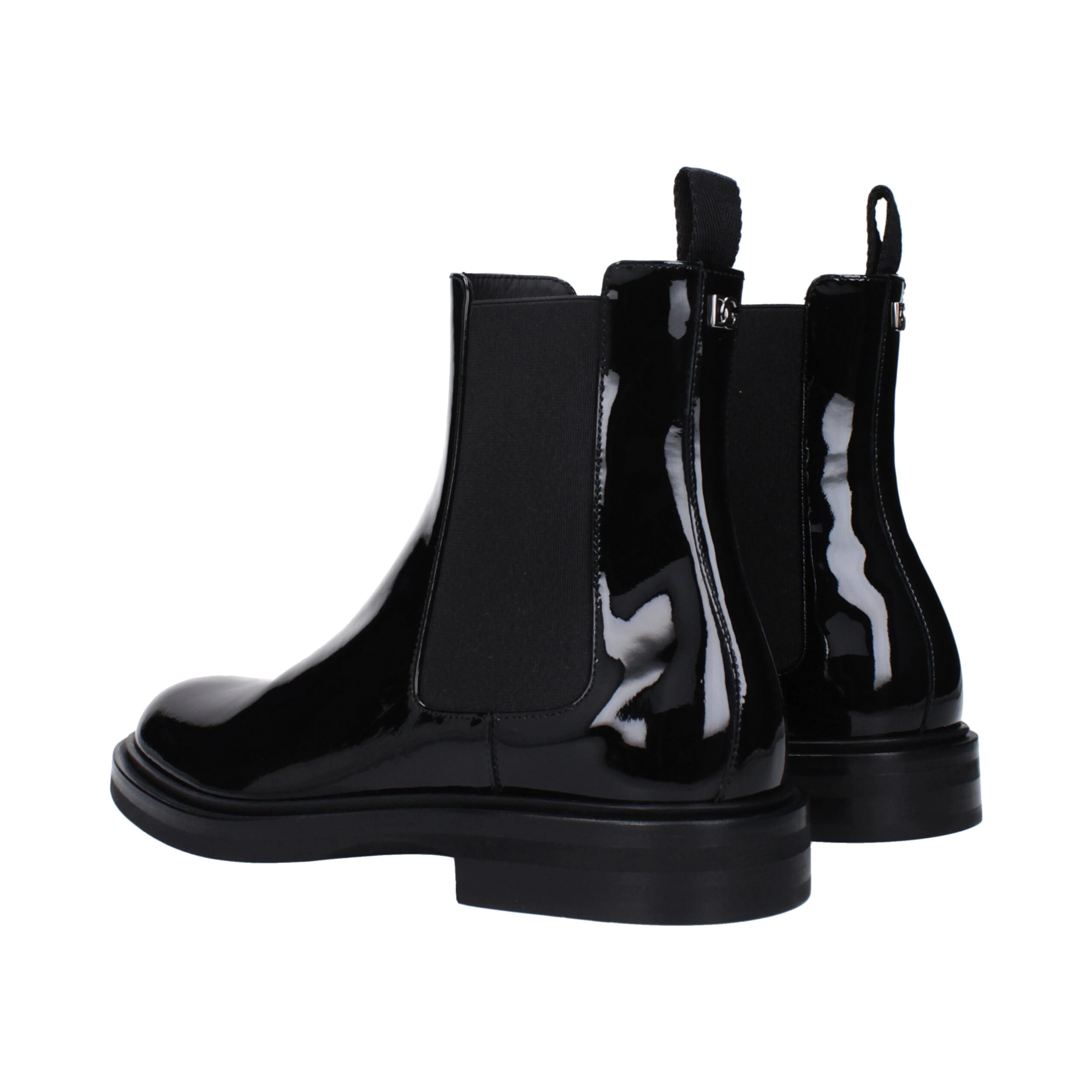 Black Leather Ankle Boots