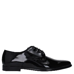 Black Leather Oxfords And Derbies
