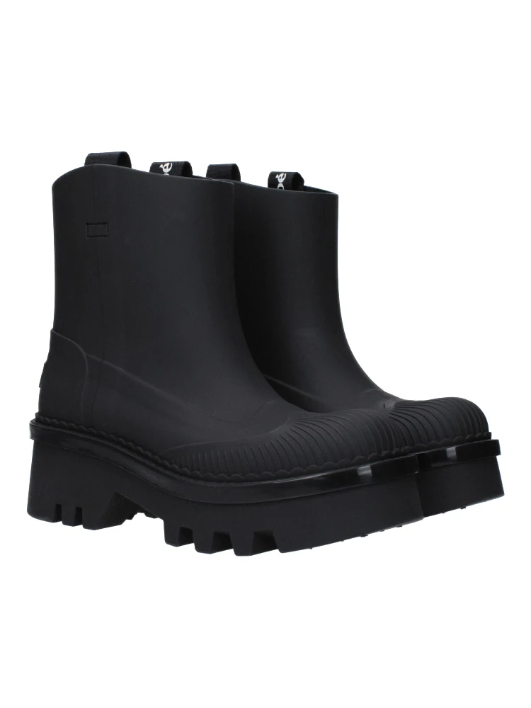 Black Cotton Ankle Boots alternative