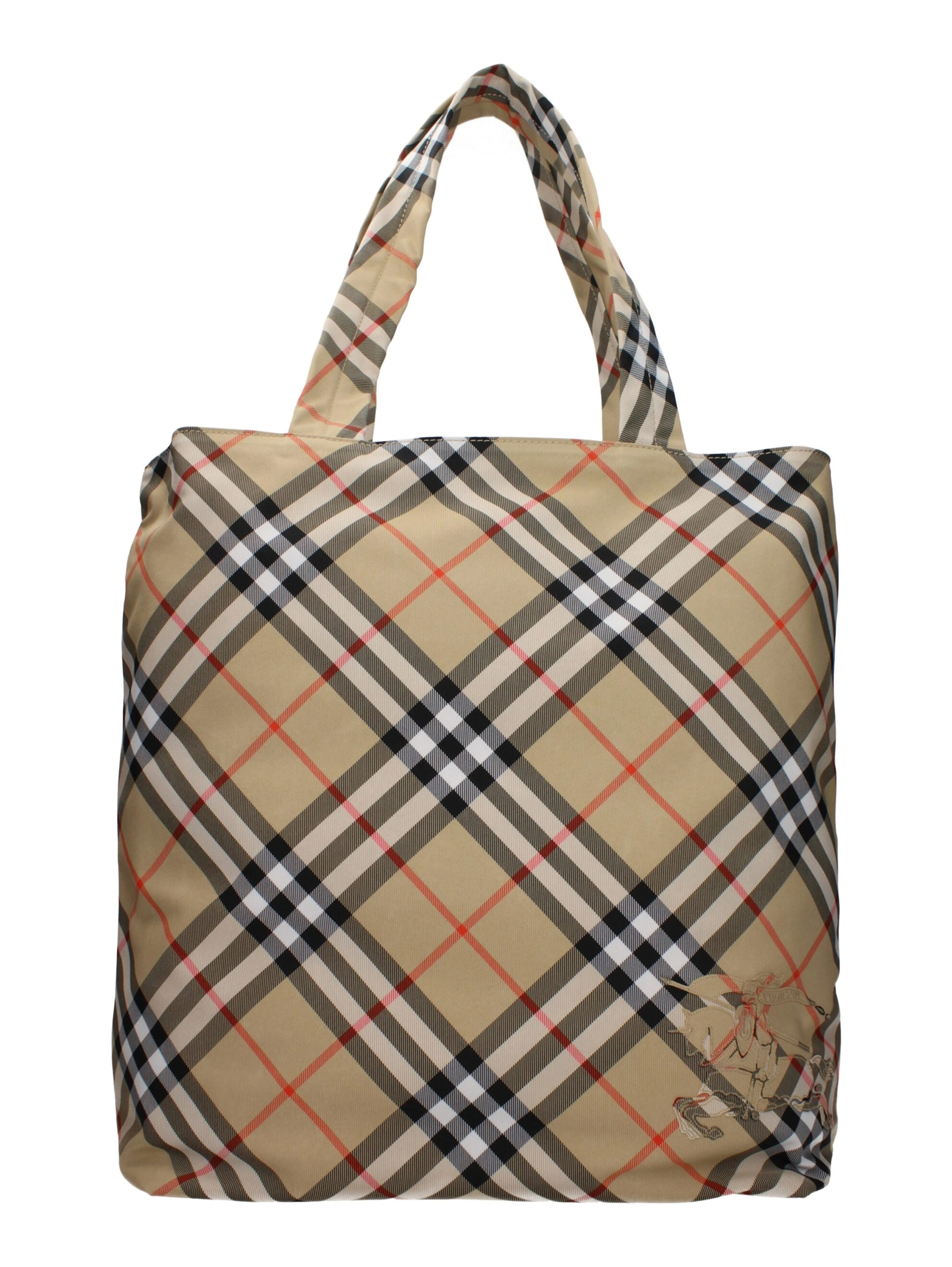 Beige Fabric Shoulder Bag