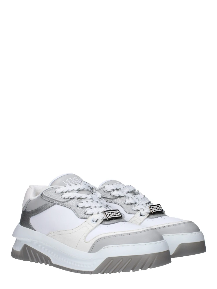 White Leather Chunky Sneakers alternative