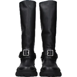 Black Leather Boots