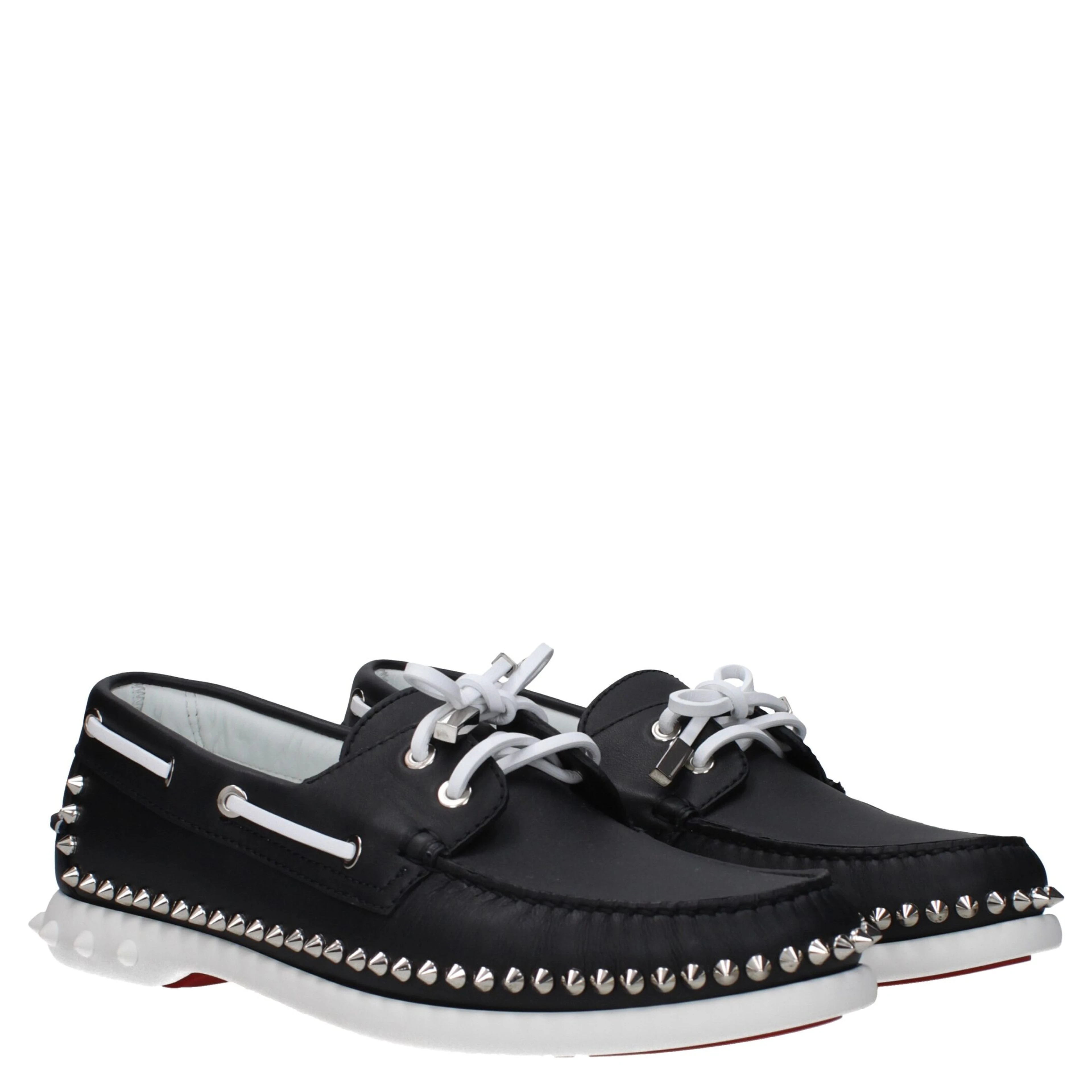 Black Leather Slip-On Loafers